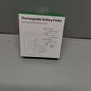 Rechargeable Xbox One Controller Battery Pack with 4 Back Covers: USB C Charging Cable 2 x 4800mWh Xbox Controller Battery Play and Charger Kit for Xbox Series X S Skin (Green)