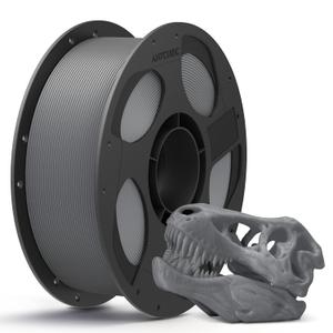 ANYCUBIC PLA 3D Printer Filament, 3D Printing PLA Filament 1.75mm Dimensional Accuracy +/- 0.02mm, 1KG Spool (2.2 lbs), Texture Grey