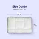 Mellow Adapt Pillow for Sleeping – 5-Zone Ergonomic Support, Washable