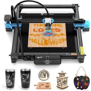 Twotrees TTS55 Pro Laser Engraver 40W Laser Engraving Machine 32 Bit Motherboard, for Cut Plywood Wood Engrave Aluminum, Laser Power: 5500mW, Engraving Area: 300x300mm (Upgrade Version)