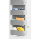 Whitmore Over The Door Cubbies 4x18x52 in Alloy Gray 1ct