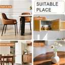 2 x 184 PCS Felt Furniture Pads, Chair Leg Floor Protectors, Furniture Sliders for Hardwood Floors, Cabinet Bumpers, Anti Scratch, Reduce Noise(Brown & Beige)