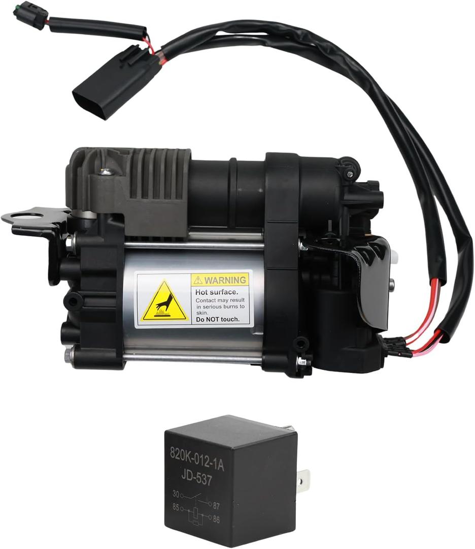 949-356 Air Suspension Compressor Pump w/Relay Compatible with 2011-2016 Grand Cherokee| 2013-2016 Ram 1500, Replace# 68232648AA, 600640300A, 68041137AE, 68204387AA