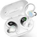 Wireless Earbud Sport, Bluetooth 5.3 Headphone Bass Hi-Fi Stereo Over Ear Buds, 48Hrs Noise Cancelling Headset with Earhook, IP7 Waterproof in-Ear Earphone Workout Running for Laptop Pad Android iOS (800 mAh)