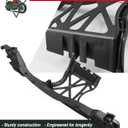 Black Saddlebag Hardware Latch Kit For Harley Touring 2014-2026