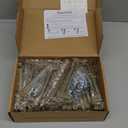 Ravinte 30 Pack Solid 5 Inch Square Cabinet Handles - Champagne Bronze Pulls for Drawers and Kitchen Cabinets - Hardware Handles