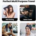 Avalon Towels Salon Towel - Grey Hand Towels Bulk Pack of 24 - 100% Cotton Absorbent Spa, Facial & Gym Towel for Working Out - 16x27 Inches (Not Bleach Proof)