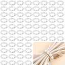 72Pcs Pearl Napkin Rings Imitation Pearl Ring Napkin Holder Delicate Silver Beaded Serviette Buckles for Wedding Christmas Dinner Banquet Decor Party Table Settings