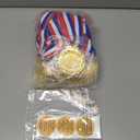 Ecally 36 Set Employee Appreciation Gifts Metal Gold Award Medal with Neck Ribbon Inspirational Gold Dot Sticker Motivational Medals Thank You Gifts for Coworker Colleague Leaving Team Building
