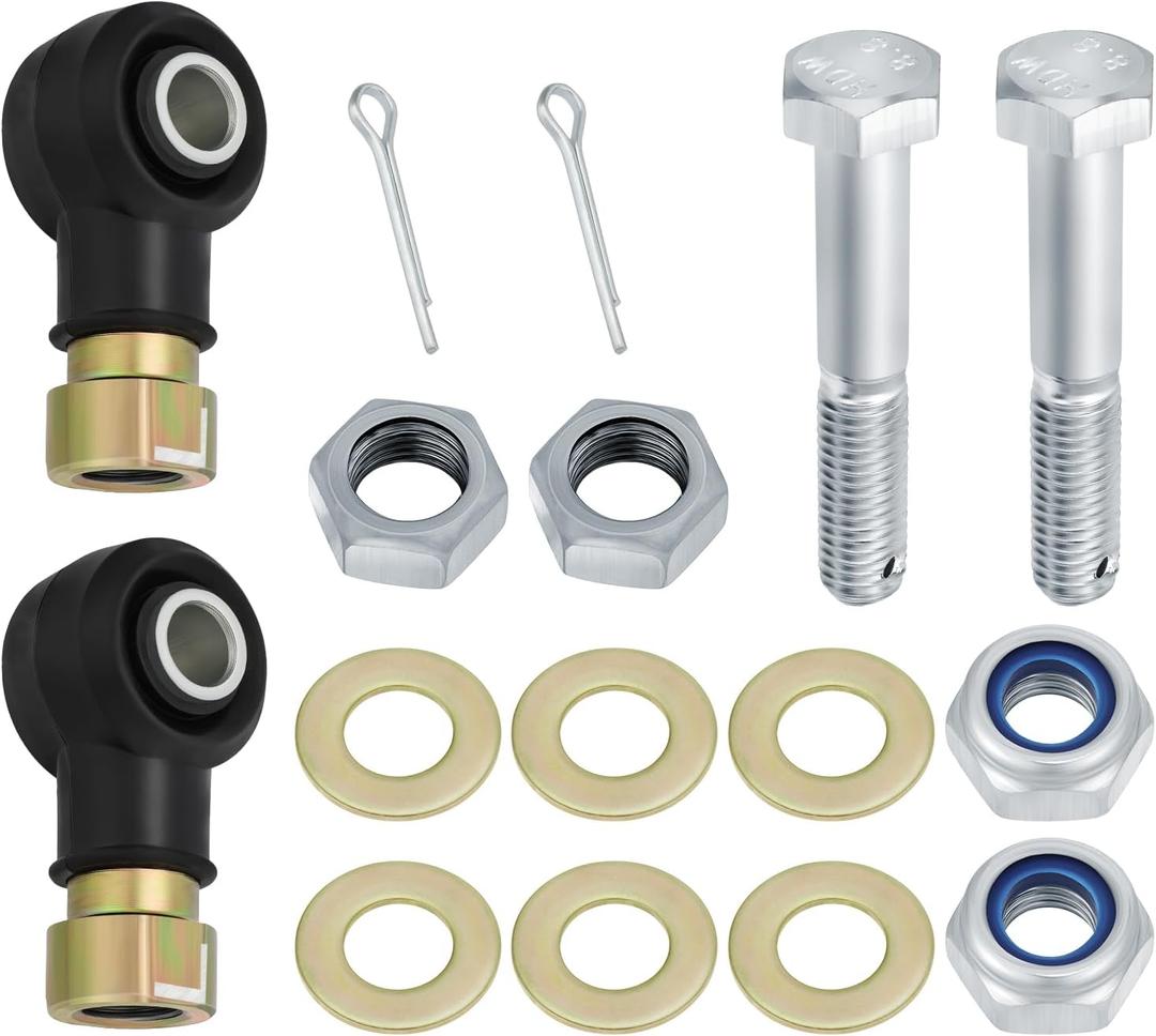JAVIK Outer Tie Rod End 2 Set for Polaris RZR 570 800 900 Ranger 400 425 500 570 700 800 900 1000 ACE 325 570 900 Brutus HD GEM E2/E4/E6 EM1400 (some parts missing)