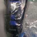 VLOXO Bike Speedometer with Bike Light Set, IPX7 Waterproof Bicycle Computer with Horn LED Front & Tail Light, USB Rechargeable (blue)