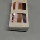 Heatless Curls Overnight Set - 4PCS Jumbo Velvet Hair Rollers to Sleep In, Soft Flexi Rods for No Damage Curls and Wave (Brownish red)