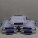 Glass Food Storage Containers with Lids Airtight, 10 Pack Meal Prep Containers, Bpa-free Lid Glass Lunch Box