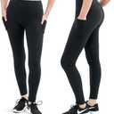 SATINA High Waisted Leggings for Women - Comfortable and Stretchy in Versatile Sizes and Colors - Workout Yoga Leggings Set, One Size