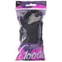 Goody Ouchless Elastic Hair Ties, 70 Ct, Black, 4MM Rubber Bands in Resealable Pack, Pain-Free Styling Accessories for Women & Men, Made for Long-Lasting Braids, Ponytails & More, All Hair Types