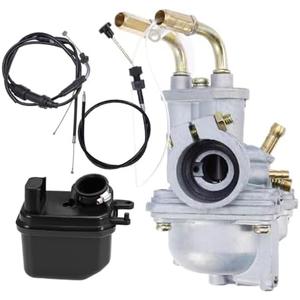 PW50 Carburetor Air Filter and Throttle Choke Cable Kit replacement for Yamaha PW50 Y-ZINGER