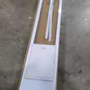 Ideal Pet Products Aluminum Pet Patio Door, Adjustable Height 77-5/8" to 80-3/8", 10-1/2" x 15" Flap Size, White