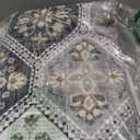 4x6 Area Rug, Soft Non-Slip Boho Moroccan Rug, Low-Pile Printed Indoor Washable Area Rugs for Living Room, Bedroom Bedside, Entryway, Kitchen - Gray/Gold