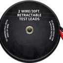 Cal Hawk Tools 2 Wire 30' Retractable Test Leads (18 Gauge)