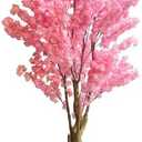 7FT Artificial Cherry Blossom Tree, Pink Faux Blossom Tree with Realistic Stump Trunk, Large Decorative Artificial Plant for Living Room, Office, Entryway, Wedding & Indoor Home Décor