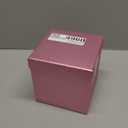 UNIQOOO 5Pcs Christmas Pink Glitter Gift Box Set w/Lid, Assorted Size, Rose Gold Square Nested Wedding Paper Box Tower Organizer for Party, Thanksgiving, Gift Wrap Packaging