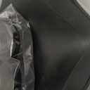 Mini Fridge Silicone Mat with Raised Edges, 20" x 20" x 0.6" Mini Fridge Drip Tray With 4 Base Raisers,Mini Refrigerator Carpets Floor Protector (Small Black)