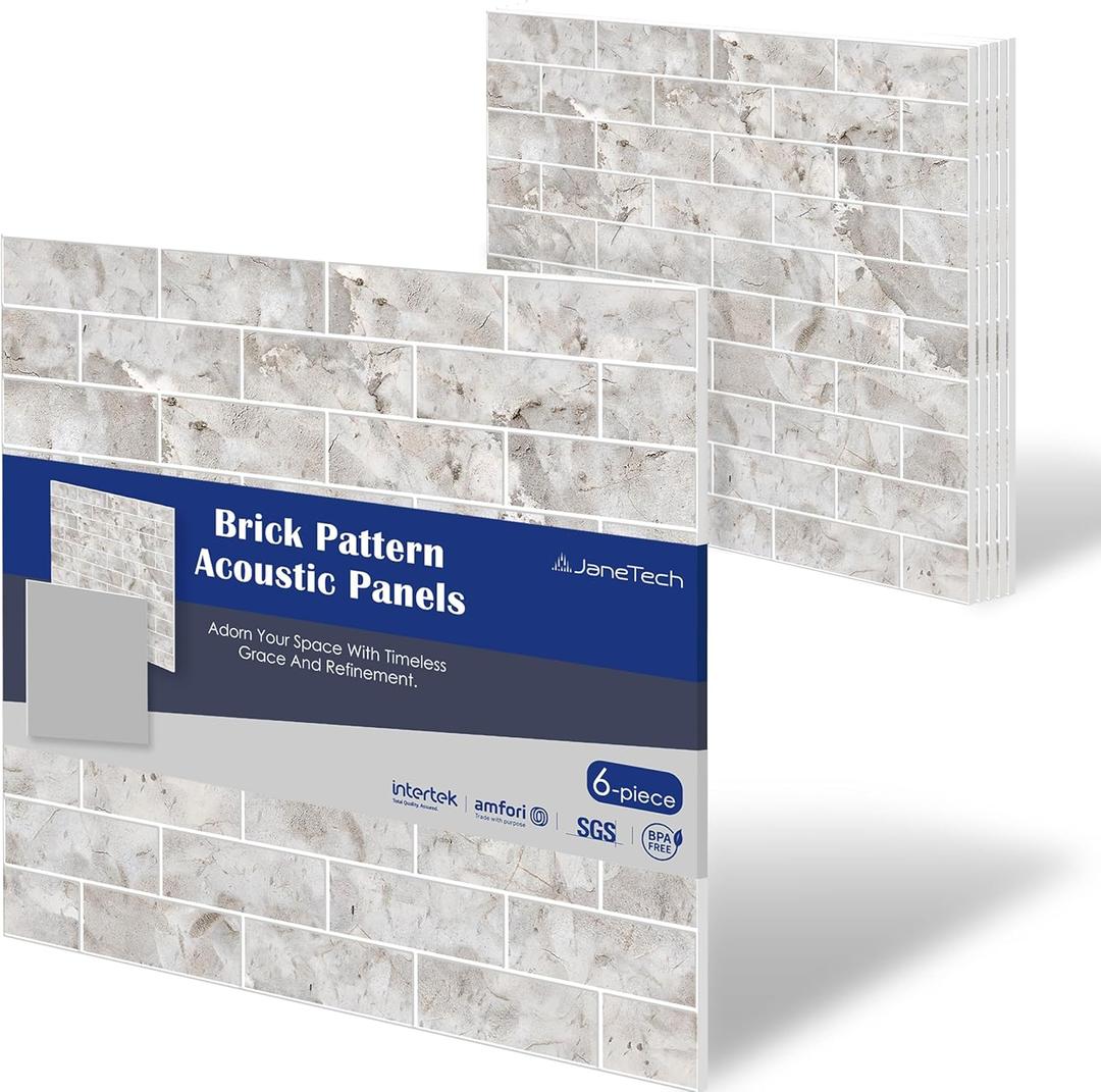 3 Pack Acoustic Wall Panels 72x48 Inches Acoustical Wall Panels Decorative Sound Absorbing Panels for Studios, Offices, Theaters, Adhesive