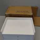 Bamboo Desk Organizer with Drawers Wooden Desktop Storage Drawers for Bills Office Supplies Kitchen Utensils Organizing Tool for Home Classroom Organization No Assembly  (hite, 3 Drawers)