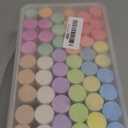 Sidewalk Chalk for Kids (52 PCS), Washable & Non-Toxic, 10 Colors Jumbo Chalk Bulk for Chalkboard, Blackboard, Driveway, Playgroud, Outdoor Actitvities