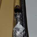 Wood Curtain Rods for Windows 30 to 45 Inch, 1 Diameter Drapery Rod with Imitation Wood Grain Finials, Adjustable Heavy Duty Curtain Rod Set, Indoor/Outdoor Modern Curtains Rods, 30-45