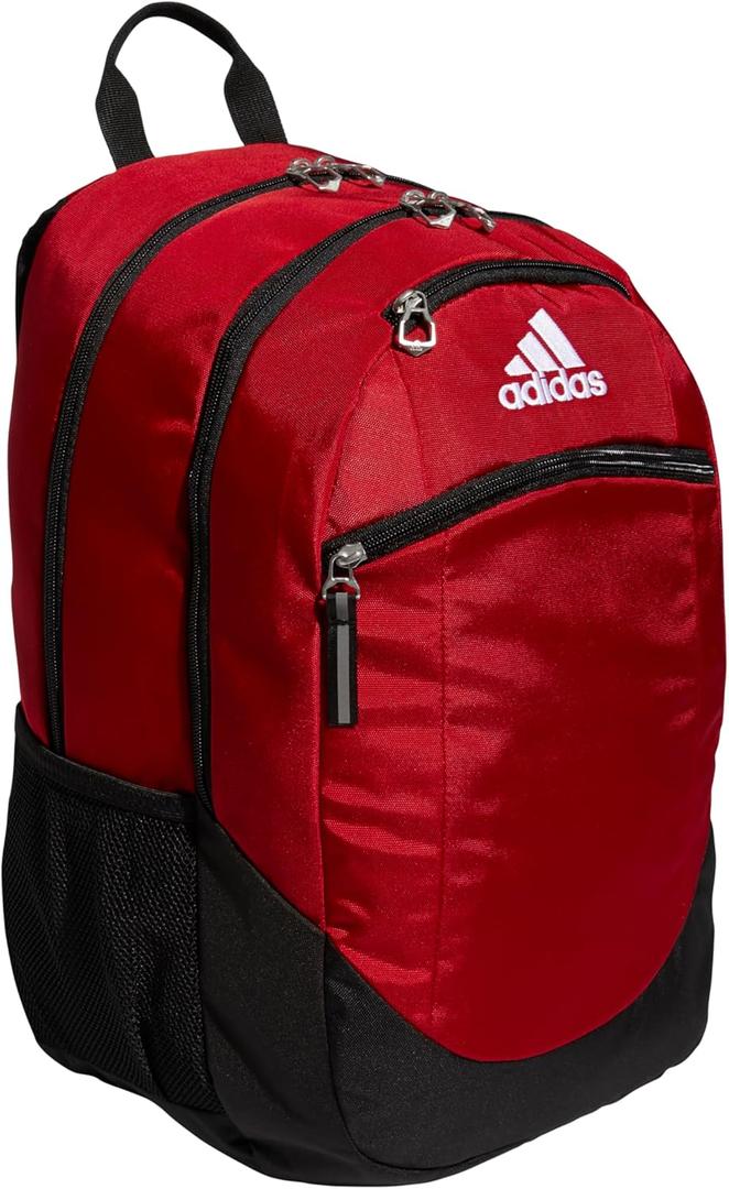 Striker Team Sports Backpack for soccer and more, workout bag for men and women (One Size, Team Power Red/Black/White)