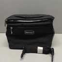 BEIMILY Lunch Box for Men/Women, Small Insulated Lunch Bag, Leak-Proof Soft Cooler Tote Bag, Reusable LunchBox for Work, Travel, Fitness, Picnic with Adjustable Shoulder Strap for Adults (Black)