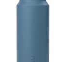 ZULU Powerfill Pro 32oz Stainless Steel Water Bottle with Quick Fill Lid, Triple Walled Vacuum Insulated Metal, Leak Proof Locking Lid, Sip and Chug, Reusable BPA Free, High Tide