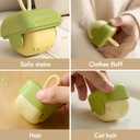 5 x Washable Mini Lint Rollers, Portable Pet Hair Remover Sticky Roller for Clothes, Travel Size Reusable Lint Remover for Cleaning Various Dust and Debris(Beige)