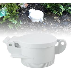 RULLINE 4" Sewer Cap Compatible with RV Sites Campground RV Sewer Cover Male Sewer Adapter Sewer Cleanout Cap