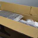 FIREGAS Black Range Hood 30 Inch, Wall Mount Kitchen Hood Ducted/Ductless Convertible, 450 CFM, 3-Speed Exhaust Fan, Stainless Steel Stove Vent for Kitchen with LED Lights, Charcoal Filters (Black)