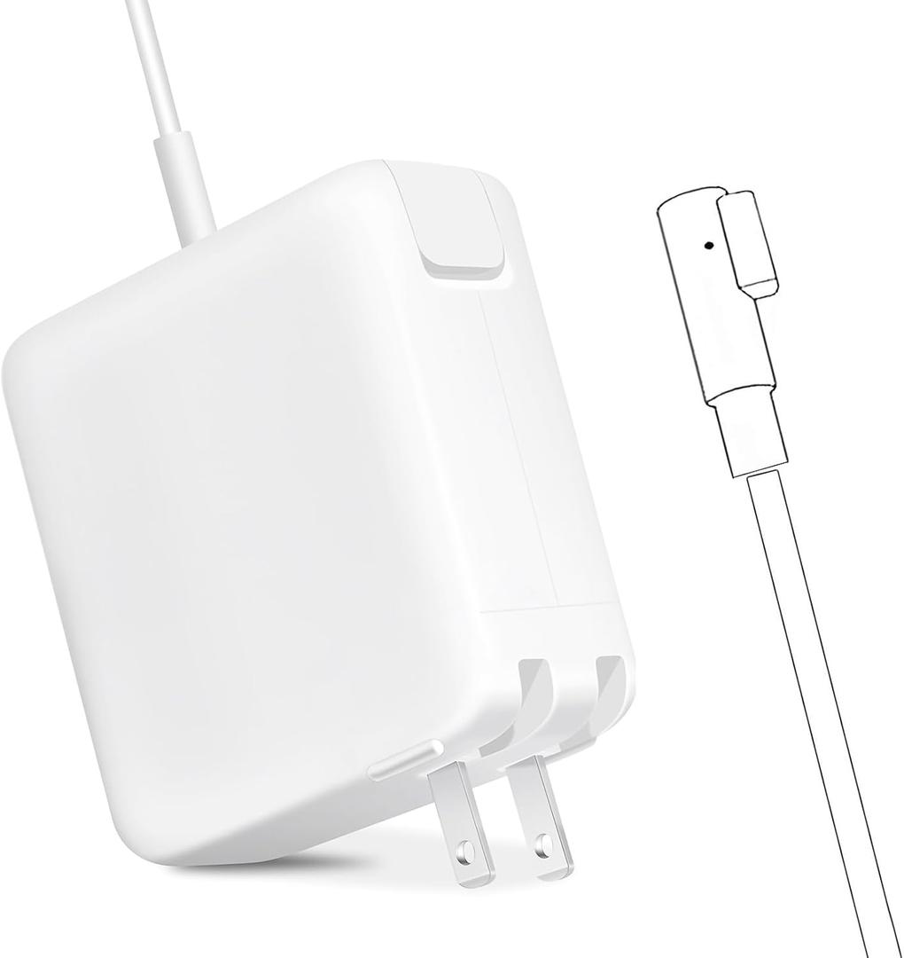 Mac Book Pro Charger,60W Power Adapter L-Tip Magnetic Connector Charger and Compatible with 13 Inch Before Mid 2012