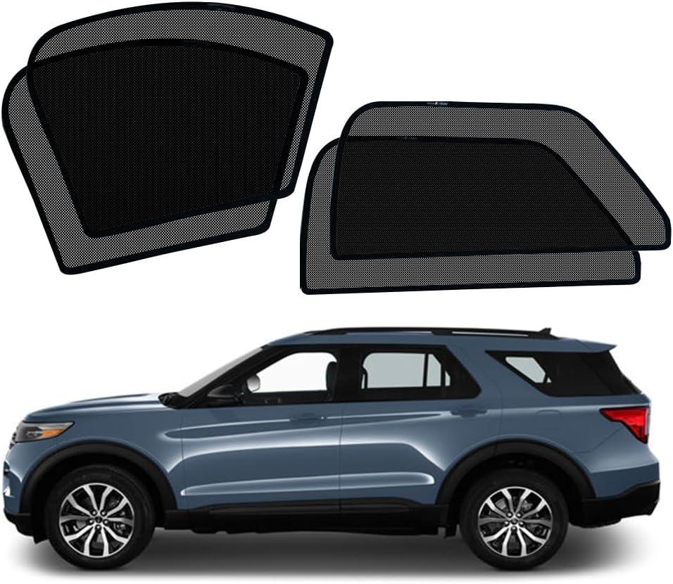 BWEN Window Shades, Magnetic Car Side Window Sun Shade for Ford Explorer 2020-2024, Breathable Mesh Car Window Sun Blocker for Privacy and Sun Protection for Camping, Automobile Windshield sunshades BWEN Window Shades, Magnetic Car Side Window Sun Shade for Ford Explorer 2020-2024, Breathable Mesh Car Window Sun Blocker for Privacy and Sun Protection for Camping, Automobile Windshield sunshades