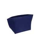 WWGESD Felt Bag Organizer Insert 1 Pcs Organizer Felt Insert Bag For Women Handbag Travel Inner Purse Portable Cosmetic Bags Fit Various Bags(Deep blue,Large)