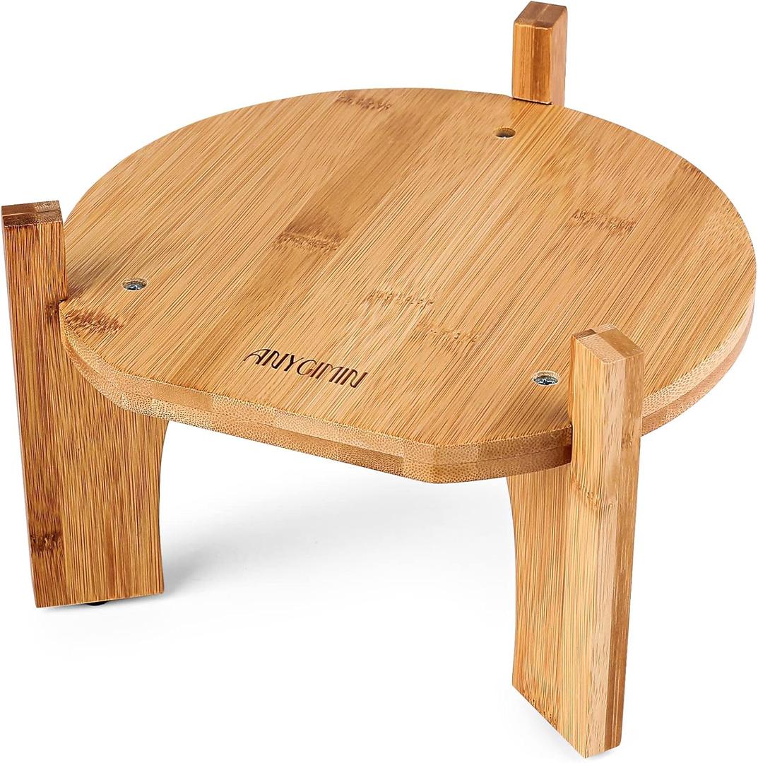 Drink Dispenser,Water Dispenser And Beverage Dispenser Stand. Fit Max 8.3 Inch Diameter - Natural Bamboo Wood