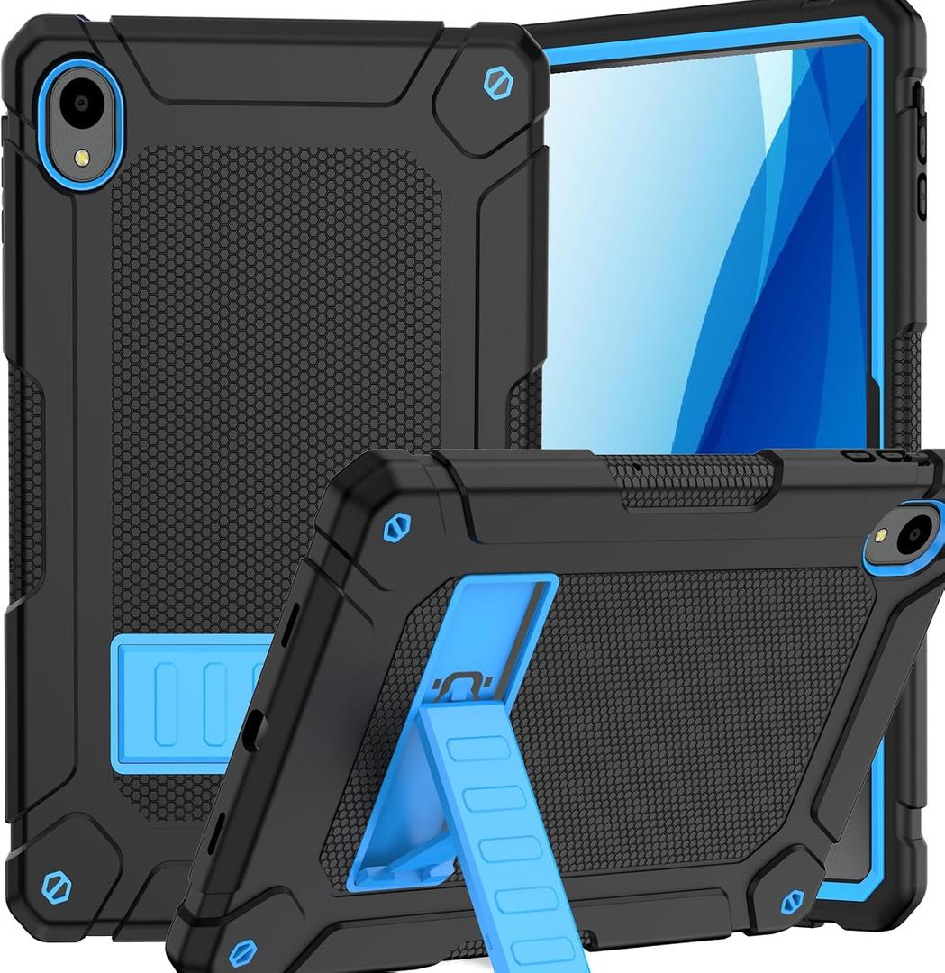 BMOUO Case for Onn. 12.1" Tablet Pro 2024 (Model: 100146663), Shockproof Protective 12.1 Inch ONN Tablet PRO Case with Built-in Stand for Walmart Onn 12.1 Inch Pro Tablet 4th Gen, Black and Sky Blue