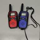Wishouse Walkie Talkies for Adults Long Range-Rechargeable 4 Pack 2 Way Radios, Hiking Accessories Camping Gear Xmas Birthday Gift for Kids Family with Lamp,SOS Siren,NOAA Weather Alert,Easy to Use
