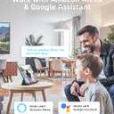 3MP Camera Doorbell Camera Wireless Video Doorbell 2K HD- No Subscription Required, Free Human Motion Detection, Package Detection, Battery Powered, Works with Alexa &Google Assistant,2.4GHz WiFi Only