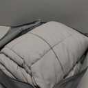 Mr. Sandman Weighted Blanket for Adults Queen Size 15 lbs, Soft Cooling Heavy Minky Blanket for Sleep, Washable Throw Blanket with Glass Beads, 60 x 80 Inches, Grey