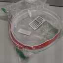 Flexible Water Retaining Strip Shower Door Bottom Seal Bendable Door Water Blocker for Wet Room Floor Barrier (Red)