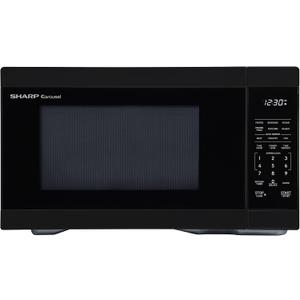 SHARP Countertop Microwave Oven with Removable 12.4" Carousel Turntable, 1000 Watt, 1.1 Cubic Feet, Black
