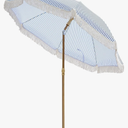 Patio Umbrella with UPF 50+ Protection, 8 Ribs, Push Button Tilt - Versatile Outdoor Shade for Garden, Courtyard, and Beach