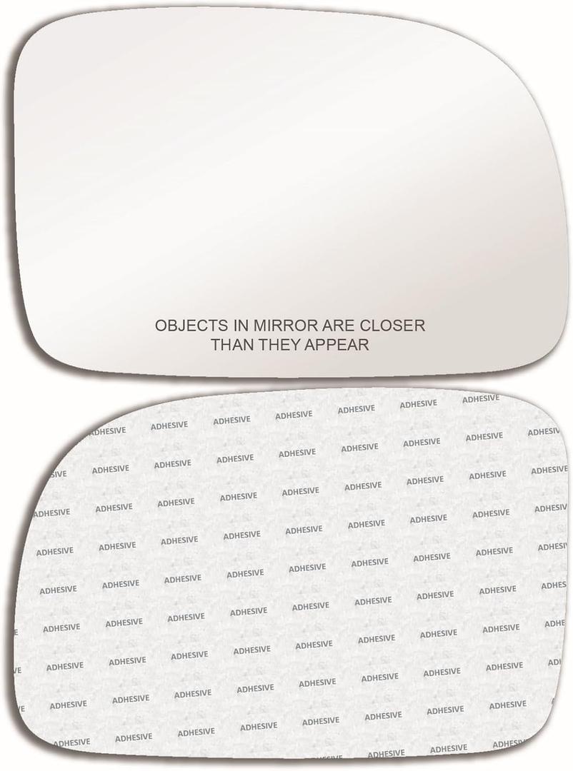 New Replacement Mirror Glass for 2007-2012 HYUNDAI SANTA FE Passenger Side View Right RH - Only fits mirrors without courtesy - turn signal light in housing.