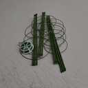5 Packs Tomato Cages for Garden Cherry Tomato Cage Plant Support Structures, Vegetables Climbing Plants Plant Trellis for Climbing Vegetable Metal 18" with 1 Twist Tie 10 Plant Clip