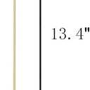 10 x Hananona 30 Pcs Metal Floral Place Card Holder, 13.4 Inch Flower Picks Clip for Floral Arrangement, Golden Card Holder for Wedding and Party (Round)